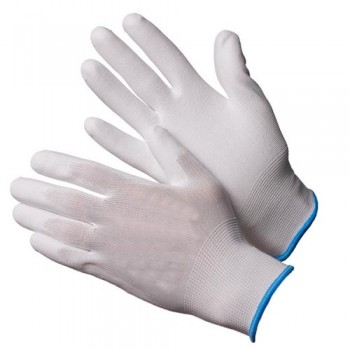 Перчатки рабочие нейлоновые 13 класс вязки с полиуретановым покрытием СУПЕР ЛЮКС, 7,8,9,10 размер.